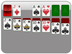 Play 1 Card (1 Pass) Klondike
